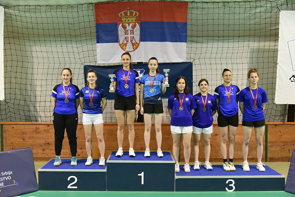 Badminton: Dinamo sjajan na prvenstvu Srbije za juniore